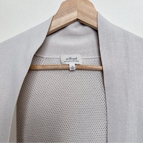 Aritzia Womens Xsmall Birch Open Front Open Knitted Cardigan - Picture 9 of 13